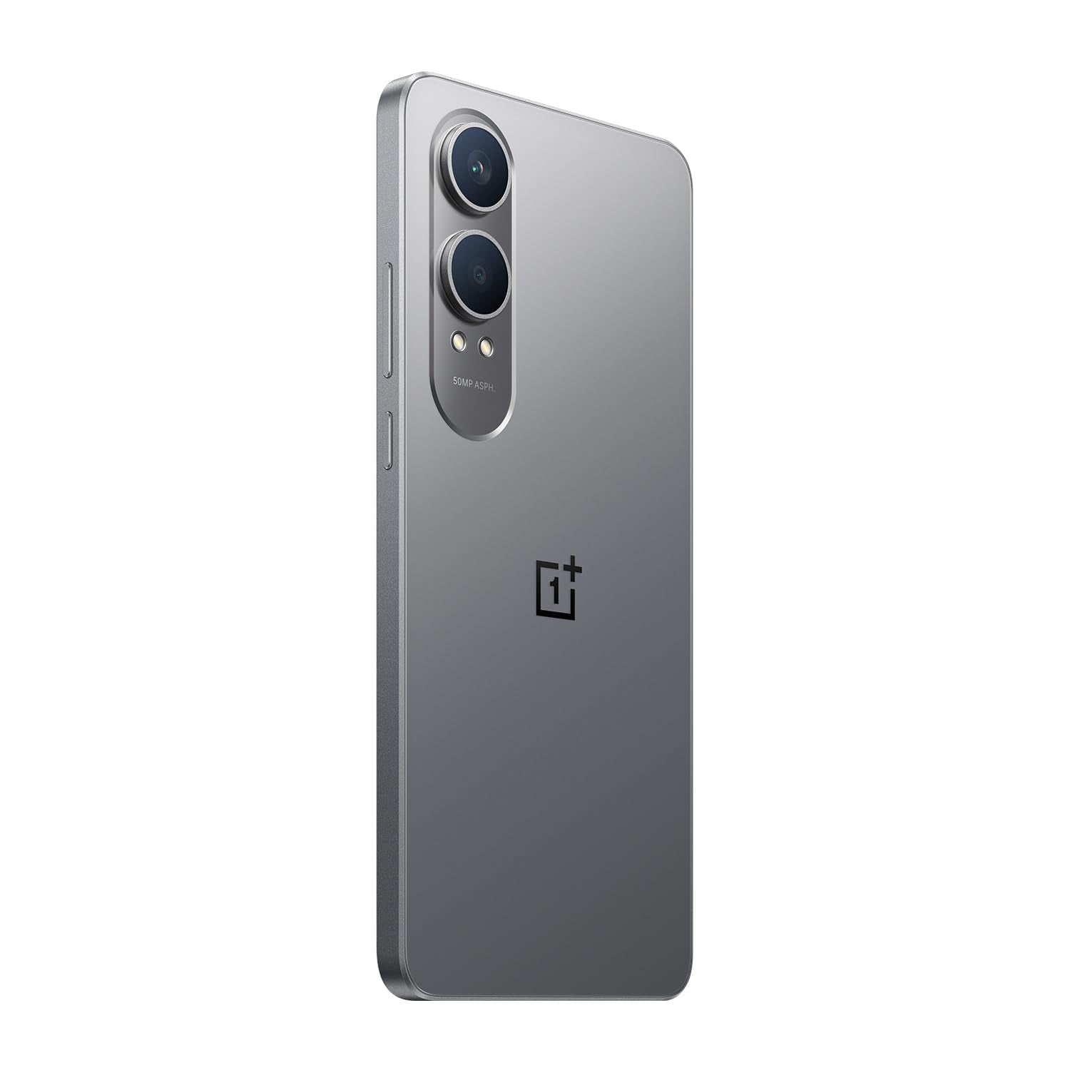 OnePlus smartphone back view on a white background